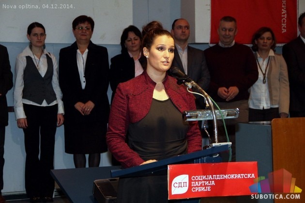 Predsednica GrO SDPS-a Subotica, Nataša Aleksić.