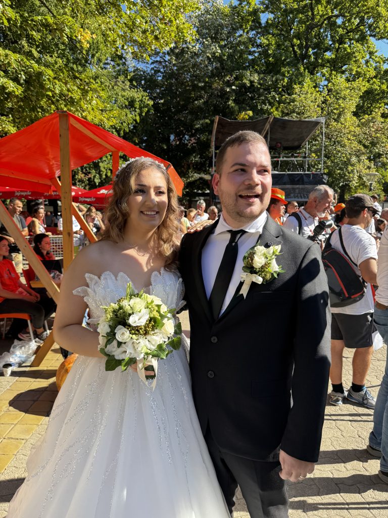 Ipek i Milan Prolić oduševljeni Danima ludaje.Foto: Sandra Iršević