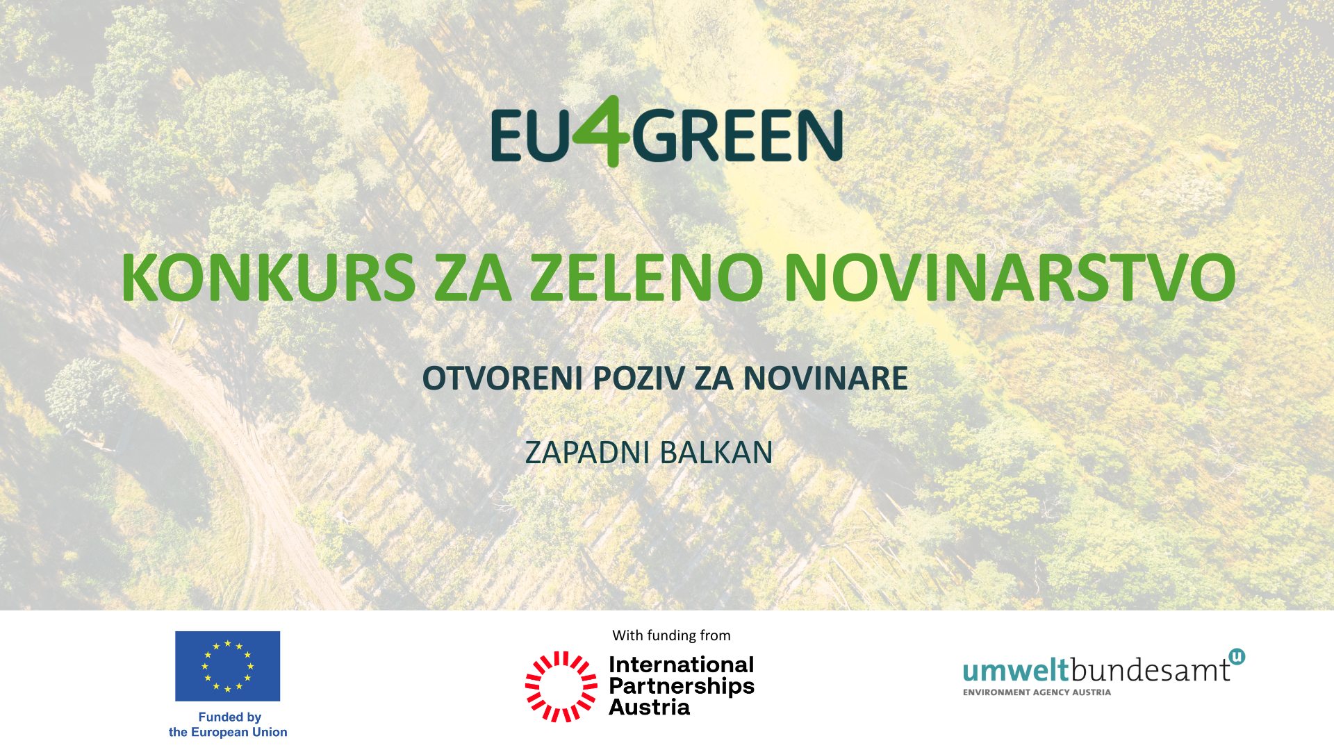 Poziv za kurs zeleno novinarstvo