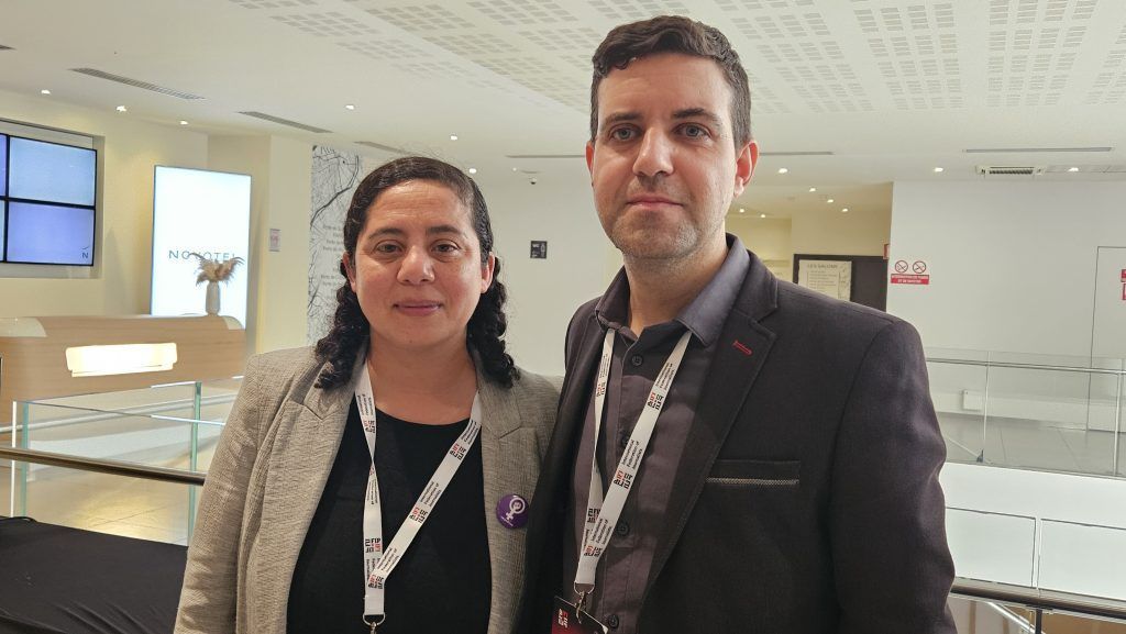 Nova predsednica IFJ  Zulijana Lainez Otero i Predrag Rava predsednik DNV-UNS