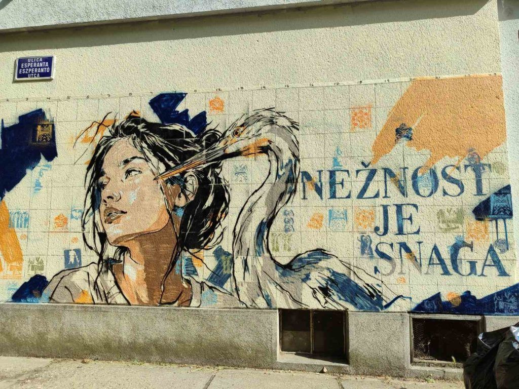 Mural u Subotici: Foto: Vesna Nikolovski