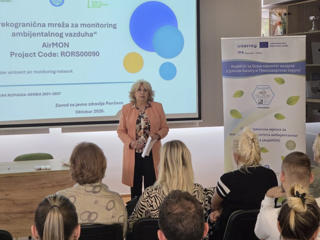 AirMON: šta zaista udišemo u Pančevu, Vršcu i Beloj Crkvi? 2 dr Ljiljana Lazić predstavlja projekat AIRMON