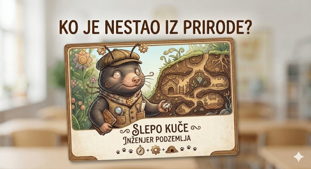 Slepo kuče: inženjer koji živi ispod zemlje 2 Slepo kuče zaštićena vrsta.